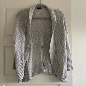 Express Light Gray Open Front Cardigan Sweater Size XS